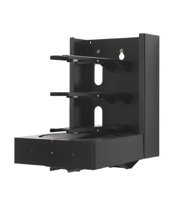 Premium Wall Mount for 4x Sonos Amp - Black